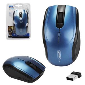 Mouse Wireless 10 Metros 1200 dpi Preto E Azul Knup G17 G17 KNUP