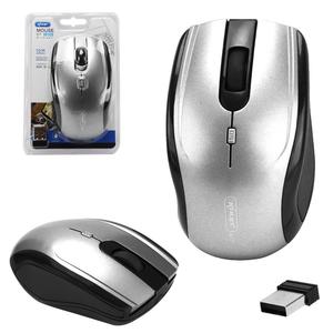 Mouse Wireless 10 Metros 1200 dpi Preto E Prata Knup G17 G17 KNUP