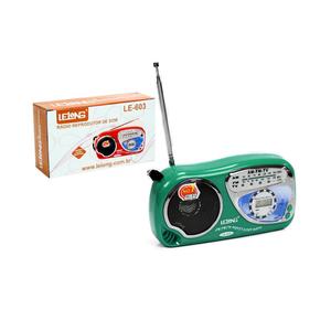 Rádio De Som Am/Fm/Tv Com Relógio Verde Le-603 LE- 603 lelong