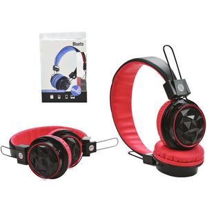 Headphone Bluetooth Entrada P2 Sd Card Fm Mp3 Vermelho KP-424 KNUP