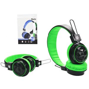 Headphone Bluetooth Entrada P2 Sd Card Fm Mp3 Verde KP-424 KNUP