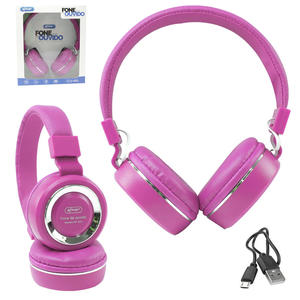 Headphone Fone Ouvido Rosa Kp-422 KP-422 KNUP