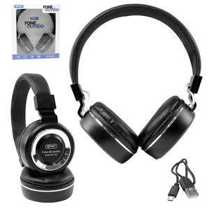 Headphone Fone Ouvido Preto Kp-422 KP-422 KNUP