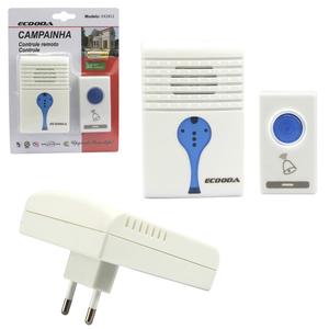 Campainha Sem Fio 100 Metros Toques Variaados Led Wireless SEMI EX2811 EX2811 SEMI