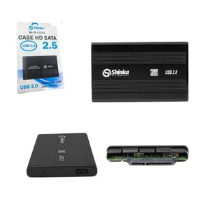 Case 2.5 Hd Sata Usb 2.0 e 3,0 Para Pc E Notebook SHINKA SH-CS-2.5-2.0 SHINKA