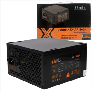 Fonte de Alimentação para PC ATX 500W Bivolt AF-500A DEX