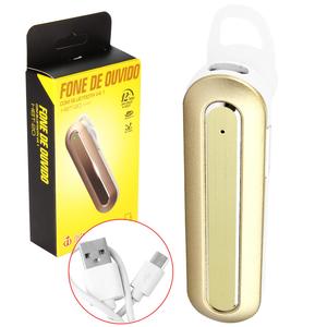 Fone De Ouvido Bluetooth 4.1 Com Modo Chamada - Dourado Hbt-20 HBT-20 INFOKIT