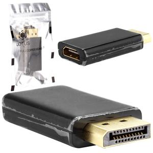 Conversor Displayport Macho 1.1 Para Hdmi Femea Diplayport LOTUS