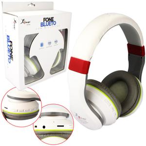 Headphone Bluetooth Fm E Cartão Sd Dobravel Branco KP-409 KNUP