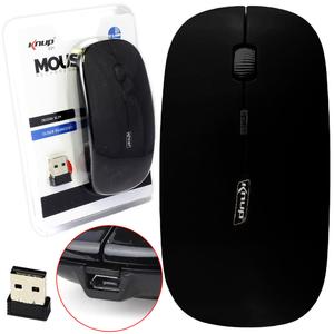 Mouse Wireless 10 Metros 1600 Dpi Recarregável Preto Knup G21 G21 KNUP