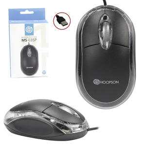 Mouse Óptico 800DPI 3 Teclas Preto HOOPSON MS-035P MS-035P HOOPSON