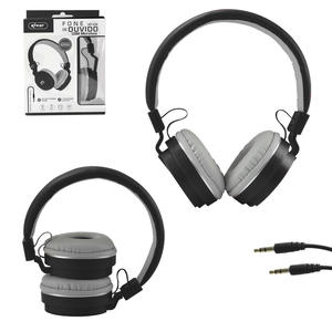 Headphone Fone Com Microfone P2 Preto Kp-428 KP-428 KNUP