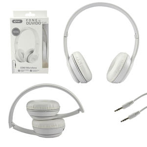 Headphone Fone de Ouvido P2 Branco KP-429 KP-429 KNUP