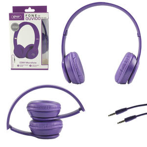 Headphone Fone de Ouvido P2 Roxo KP-429 KP-429 KNUP