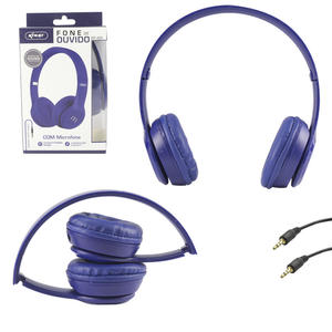 Headphone Fone De Ouvido P2 Azul KP-429 KP-429 KNUP