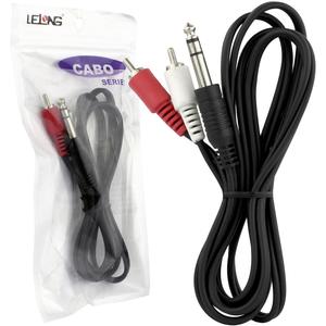 Cabo P10 Estereo Para 2 RCA 1.5 Metros LELONG le-3097 le-3097 lelong