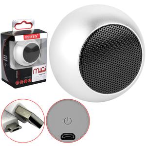 Caixa De Som Bluetooth Mini Speaker Feitun 3W Branco Fn-0006 FN0006 GENERICO