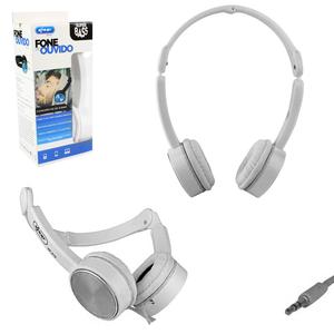 Headphone Super Bass Cinza Knup Kp-412 KP-412 KNUP