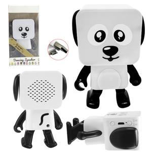 Caixa de Som USB 3W Mini Cachorro Dança Bluetooth Branco Cachorro GENERICO