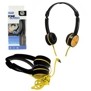 Headphone Super Bass Amarelo Knup Kp-412 KP-412 KNUP