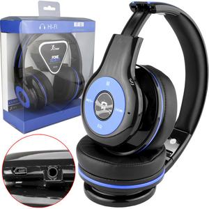 Headphone Fone Ouvido Bluetooth Fm/sd Atende Chamada Kp-411 Preto KP-411 KNUP