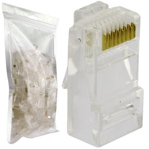 Conector Rj45 Macho Pacote Com 100 Unidades Cat5E 100 UNI GENERICO