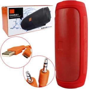 Caixa De Som Charge 4 Bluetooth 10W Resistente Água Vermelho Charge4 GENERICO