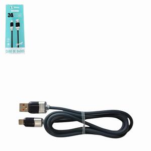 Cabo USB-C 1.20 Metros USB Preto 3A CB-TPC-670 SHINKA