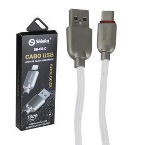 Cabo Usb-C 2.0 Type C 1 Metro Branco Shinka SH-CB-C SHINKA