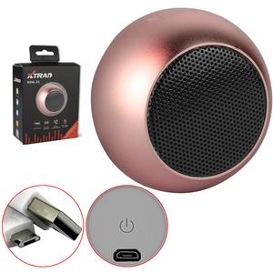 Mini Caixa de Som Bluetooth 3w Recarregável Rosa XDG-21 XTRAD