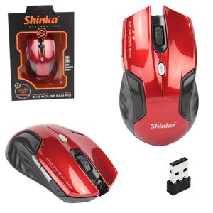 Mouse Wireless Alcance de 10 Metros 1600 Dpi Vermelho Shinka E-1900 E-1900 SHINKA