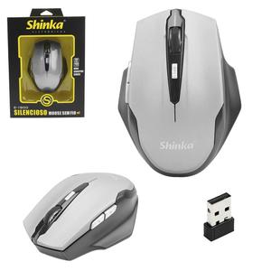 Mouse Wireless Alcance de 10 Metros 1600 Dpi Prata Shinka E-1900 E-1900 SHINKA