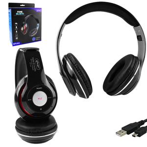 Headphone Bluetooth 2.4 P2 SD Card FM Mp3 Preto KNUP KP-415 KP-415 KNUP