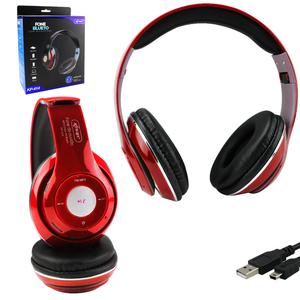 Headphone Bluetooth 2.4 P2 SD Card FM Mp3 Vermelho KNUP KP-415 KP-415 KNUP