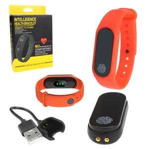 Relógio Inteligente Swartwatch Bluetooth Com Medidor de Frequência Cardíaca Vermelho M2 M2 GENERICO