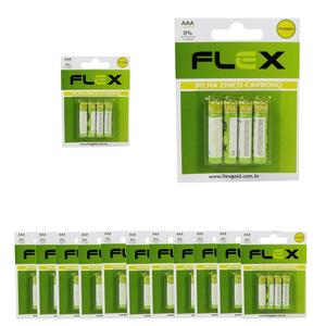 Pilha Zinco-Carbono AAA 1.5V X PACK 4 UNID FX-AAAZ4 flex