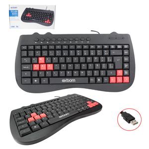 Mini Teclado Multimidia USB EXBOM BK-M52 BK-M52 EXBOM