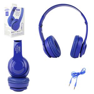 Headphone Com Microfone Bass Azul KNUP KP-435 KP-435 KNUP