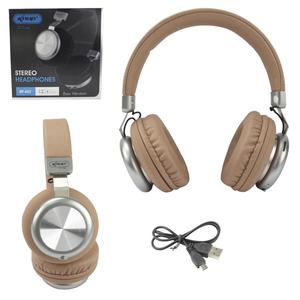 Headphone Bluetooth 5.0 com Entrada P2 Bass Vibration Marrom KNUP KP-452 KP-452 KNUP