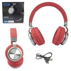 Headphone Bluetooth 5.0 com Entrada P2 Bass Vibration Vermelha KNUP KP-452 KP-452 KNUP