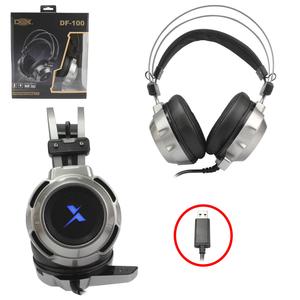 Heardphone Gamer Com Microfone Com Led Multi Color USB 7.1 Dex DF-100 DF-100 DEX