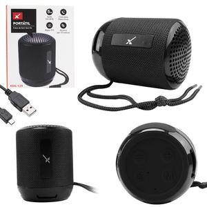 Mini Caixa de Som Portátil 5W Sem Fio Bluetooth Speaker 120HZ-20KHZ Tecido Preto XTRAD XDG-129 XDG-129 XTRAD