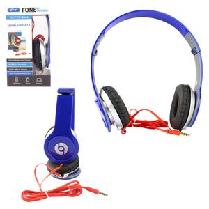 Headphone Super Bass Plug P2 Azul Knup -313 KP-313 KNUP