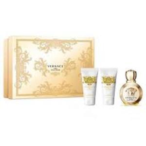 KIT VERSACE EROS POUR FEMME (PARFUM 50ML+ HIDRATANTE 50ML + SHOWER GEL 50ML VERSACE BELLA FAMME