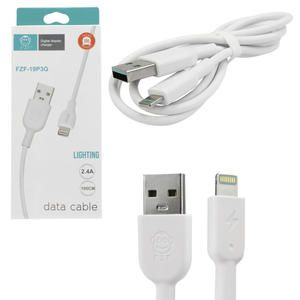 Cabo Para Iphone 1 Metro USB 3.0 Lightning 2.4A EBAI FZF-19P3G FZF-19P8G EBAI