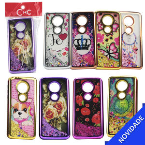 Capa Protetora Para Celular G6 Play Com Glitter Cores Diversas CAPA G6 PLAY GENERICO