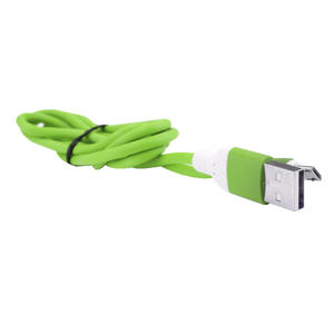 Cabo USB Para V8 2.4A 1 Metro Verde Sem Embalagem CABO V8 GENERICA