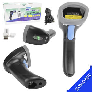 Leitor Scanner Código De Barras Comercial Usb Sem Fio Óptico J-288/W-289 J-288 / W289 GENERICO