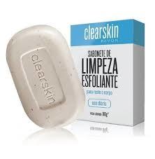 SABONETE CLEARSKIN LIMPEZA DE CRAVOS EXFOLIANTE 80G AVON MAQUIAGEM AVON