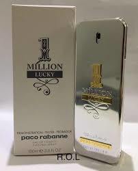 TESTER 1 MILLION LUCKY EDT MASCULINO 100ML CAROLINA HERRERA BELLA FAMME